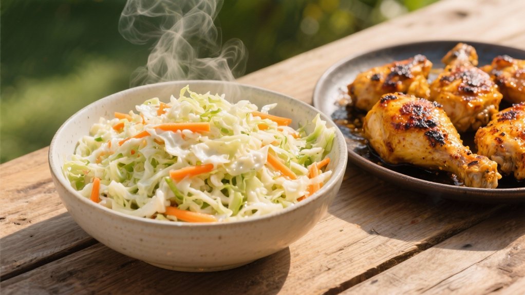 creamy coleslaw cooling relief