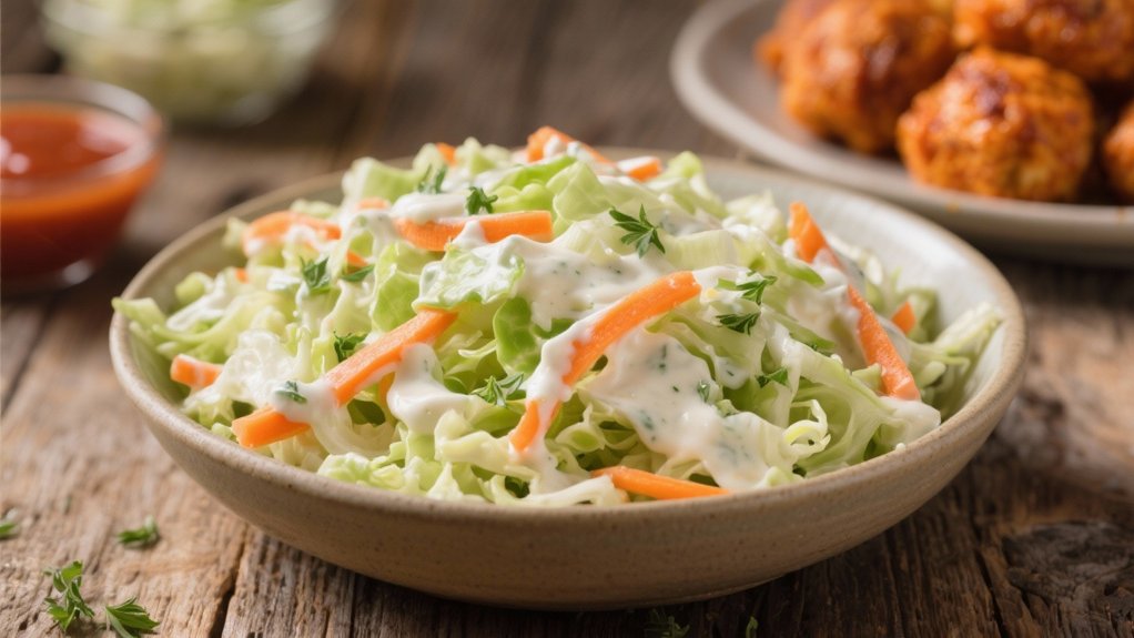 creamy crunchy coleslaw delight