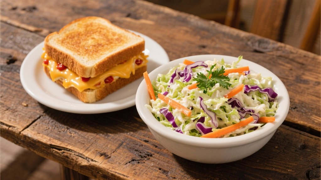 creamy crunchy coleslaw delight