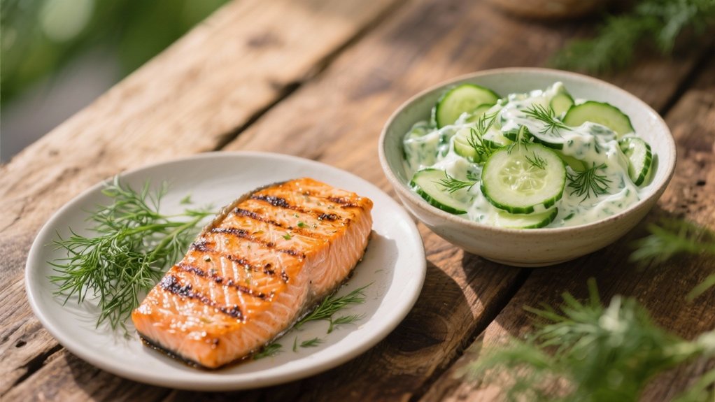creamy cucumber salad recipe