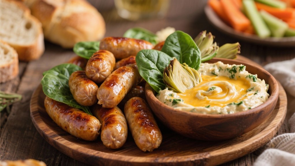 creamy dip enhances appetizers