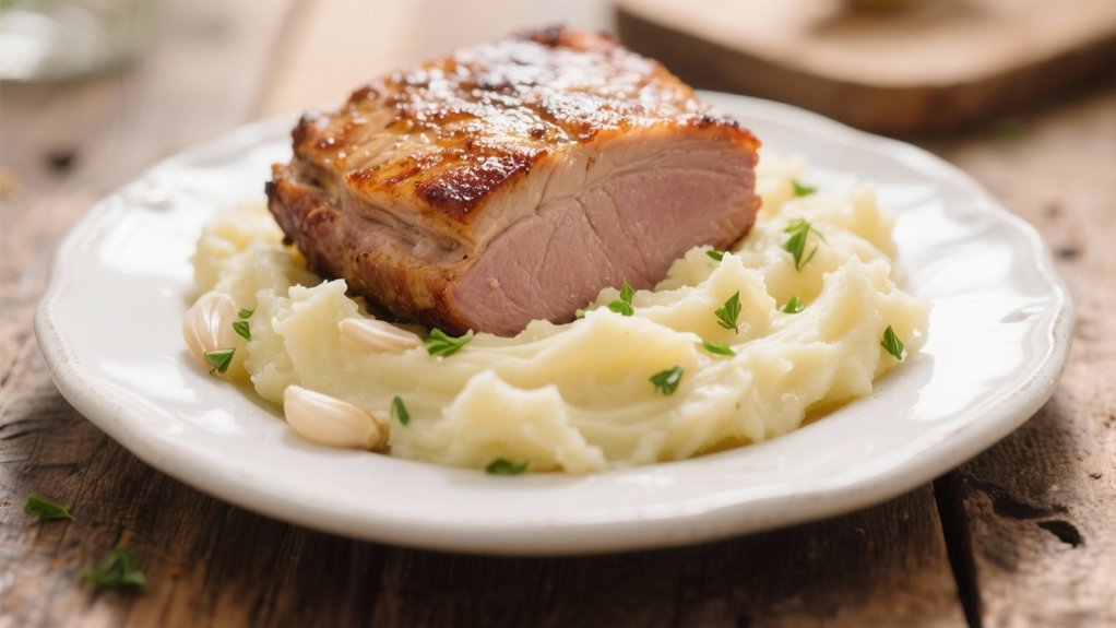 creamy flavorful garlic potatoes
