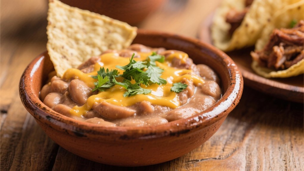 creamy flavorful refried beans