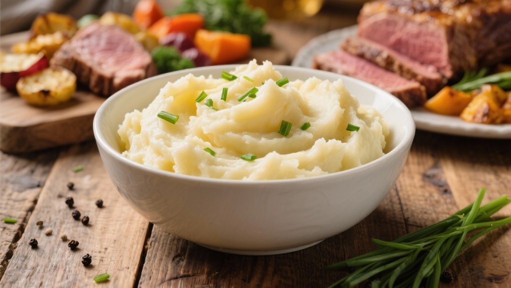 creamy fluffy mashed potatoes