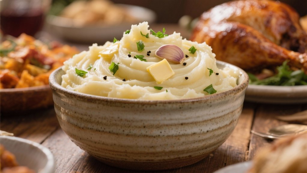 creamy garlic herb potatoes