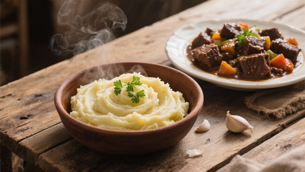 creamy garlic mashed potatoes