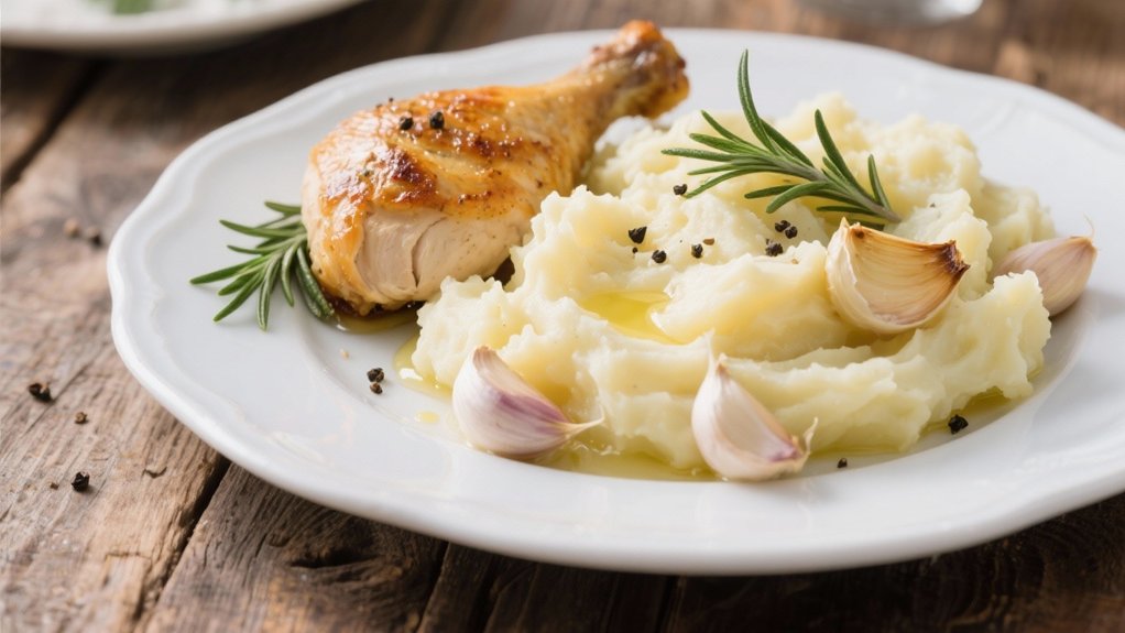 creamy garlic mashed potatoes
