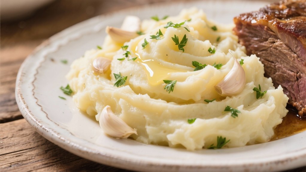 creamy garlic mashed potatoes