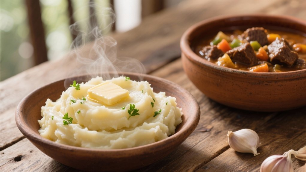 creamy garlic mashed potatoes