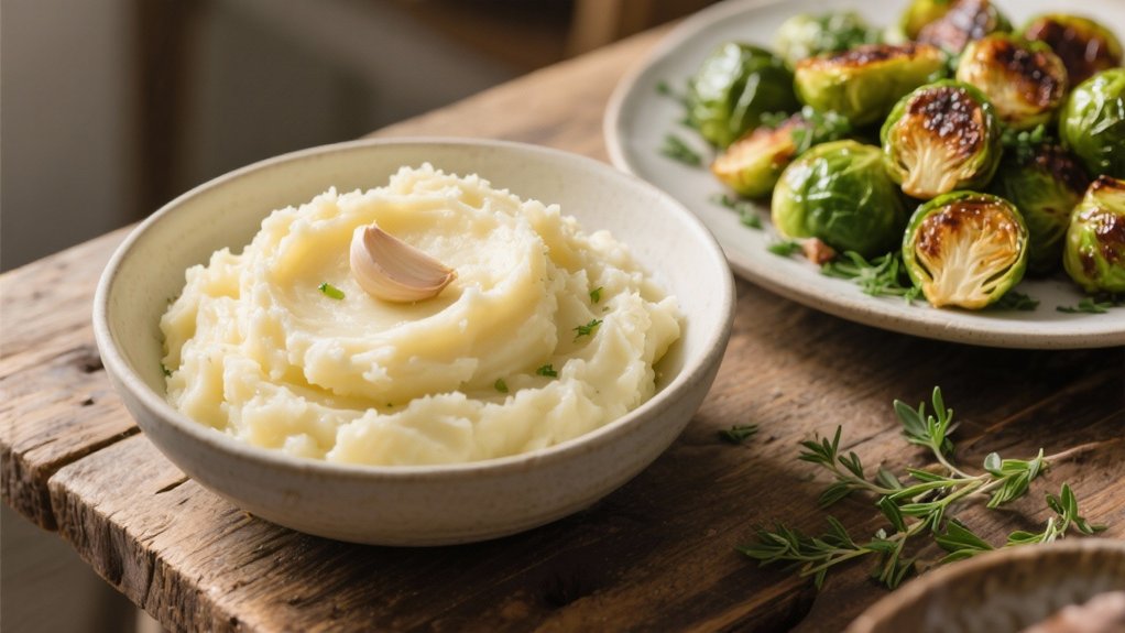 creamy garlic mashed potatoes