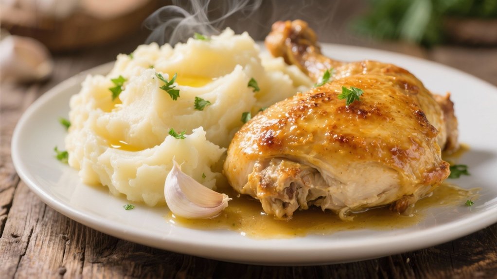 creamy garlic mashed potatoes