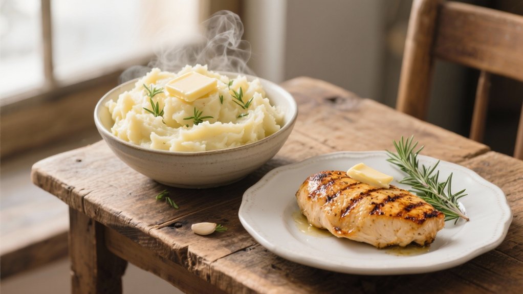 creamy garlic mashed potatoes