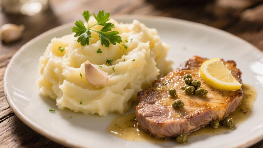 creamy garlic mashed potatoes