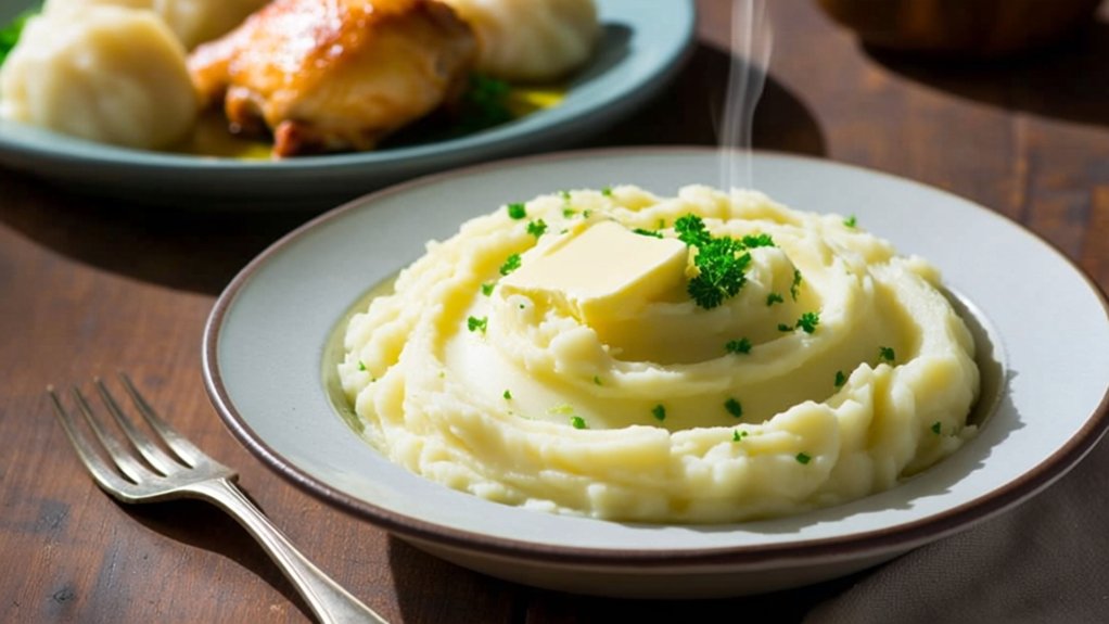 creamy garlic mashed potatoes