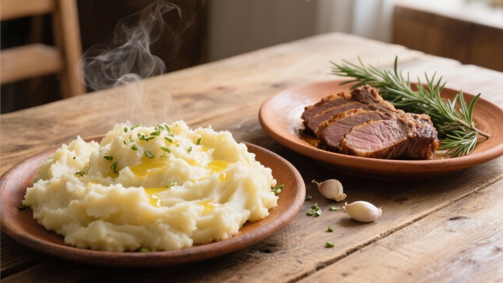 creamy garlic mashed potatoes