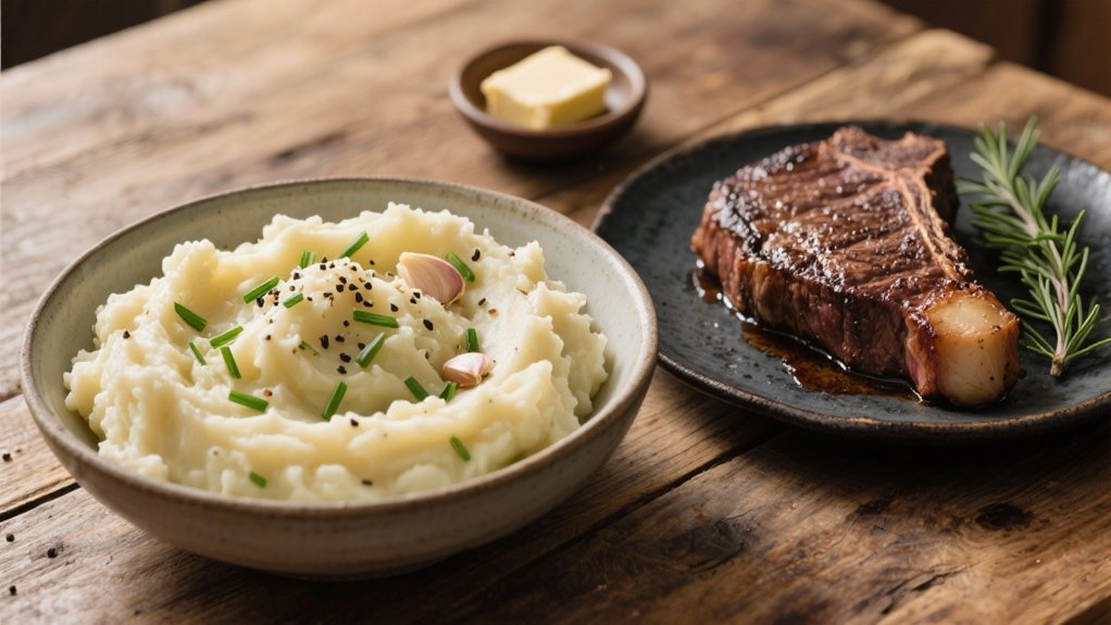 creamy garlic mashed potatoes