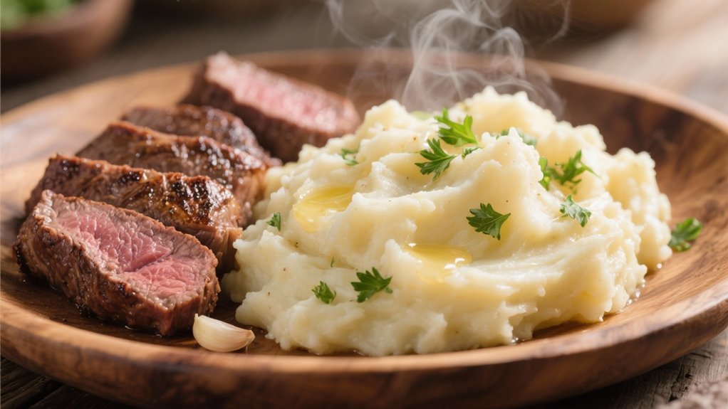 creamy garlic mashed potatoes