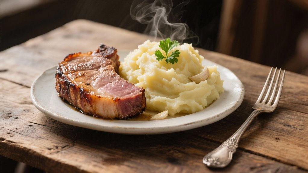 creamy garlic mashed potatoes