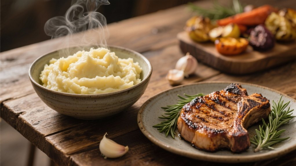 creamy garlic mashed potatoes