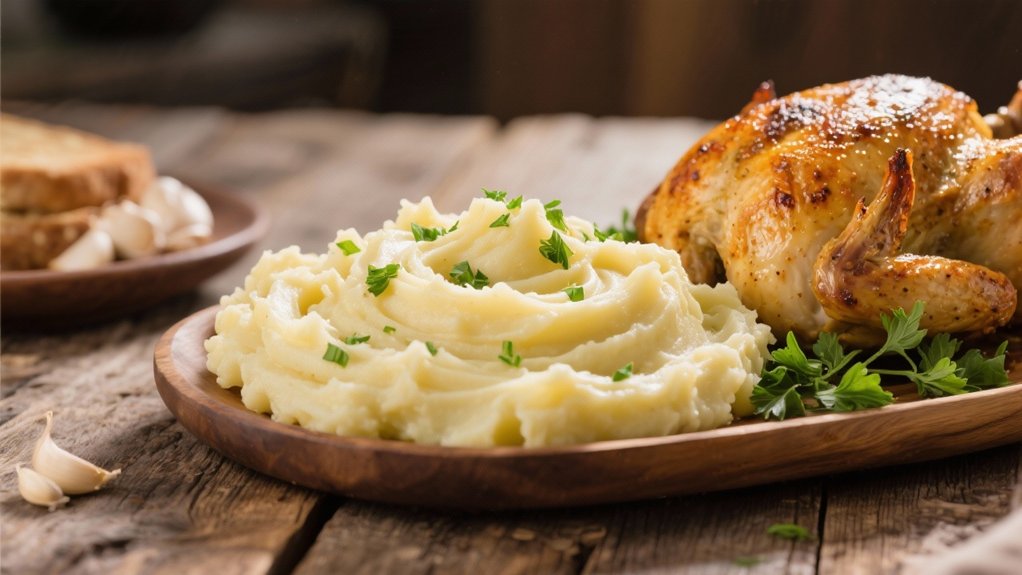 creamy garlic mashed potatoes