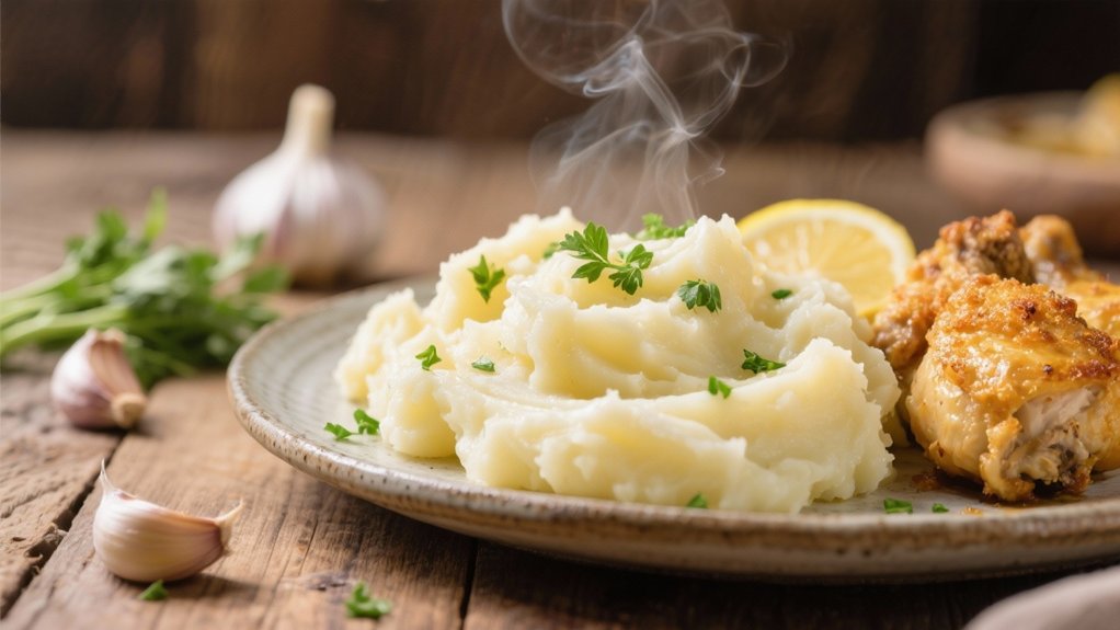 creamy garlic mashed potatoes