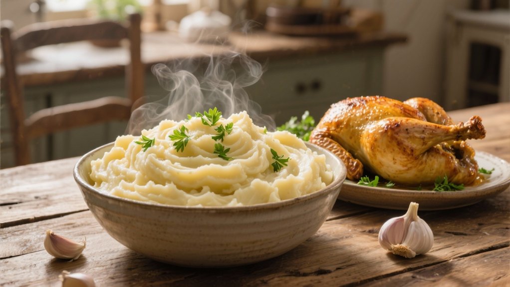 creamy garlic mashed potatoes