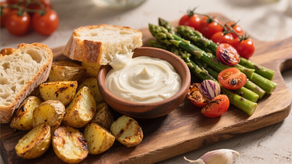 creamy garlic spread recipe
