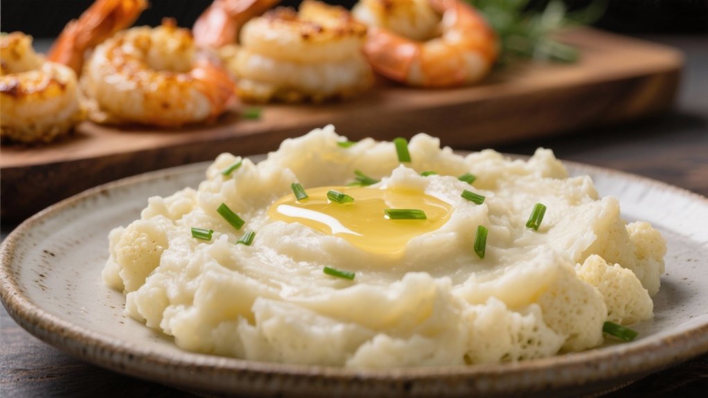 creamy healthy mashed cauliflower