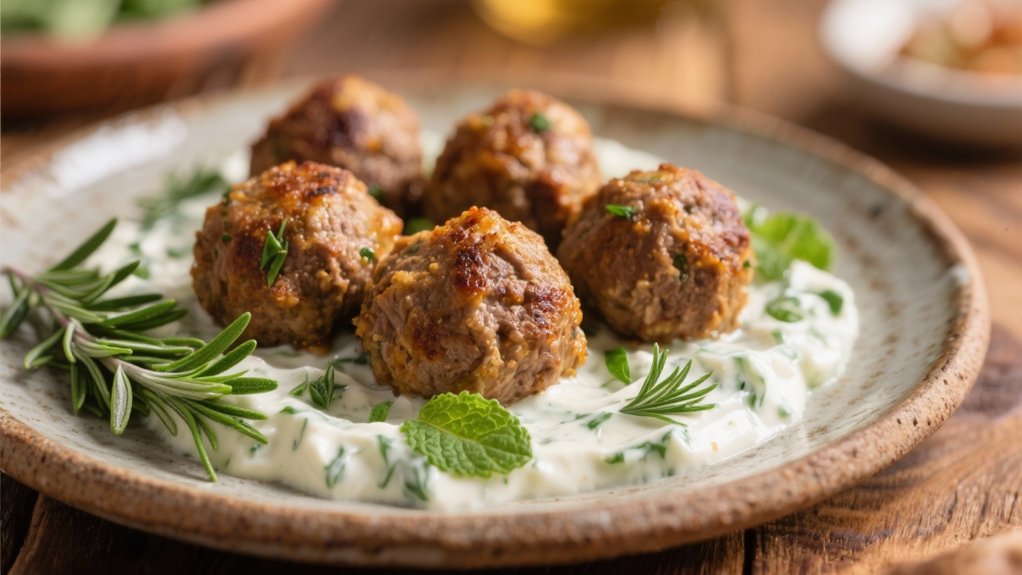 creamy herb infused tzatziki sauce