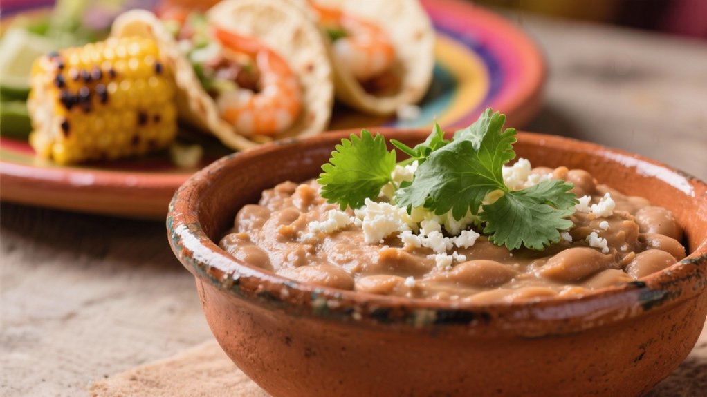 creamy homemade refried beans
