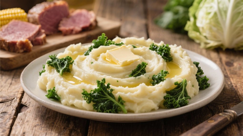 creamy kale mashed potatoes