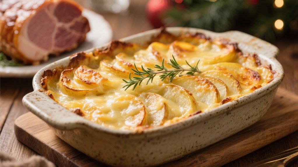 creamy layered potato dish