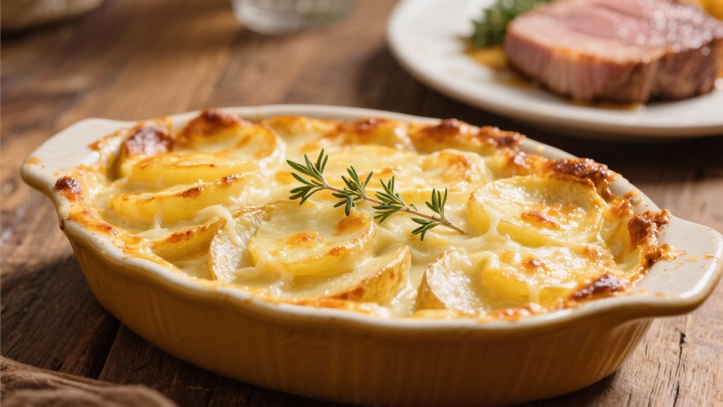 creamy layered potato goodness