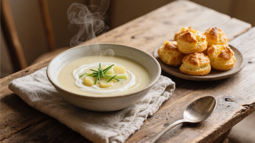 creamy leek potato soup