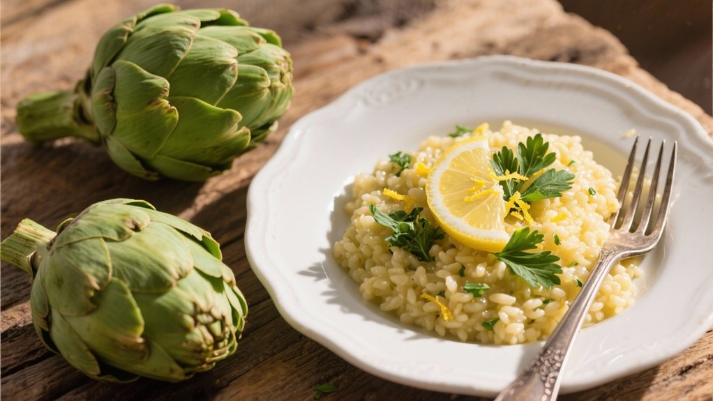 creamy lemon herb risotto