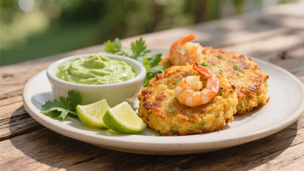 creamy lime avocado sauce
