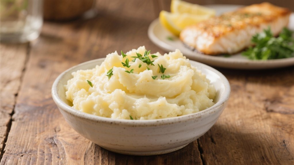 creamy low carb cauliflower mash