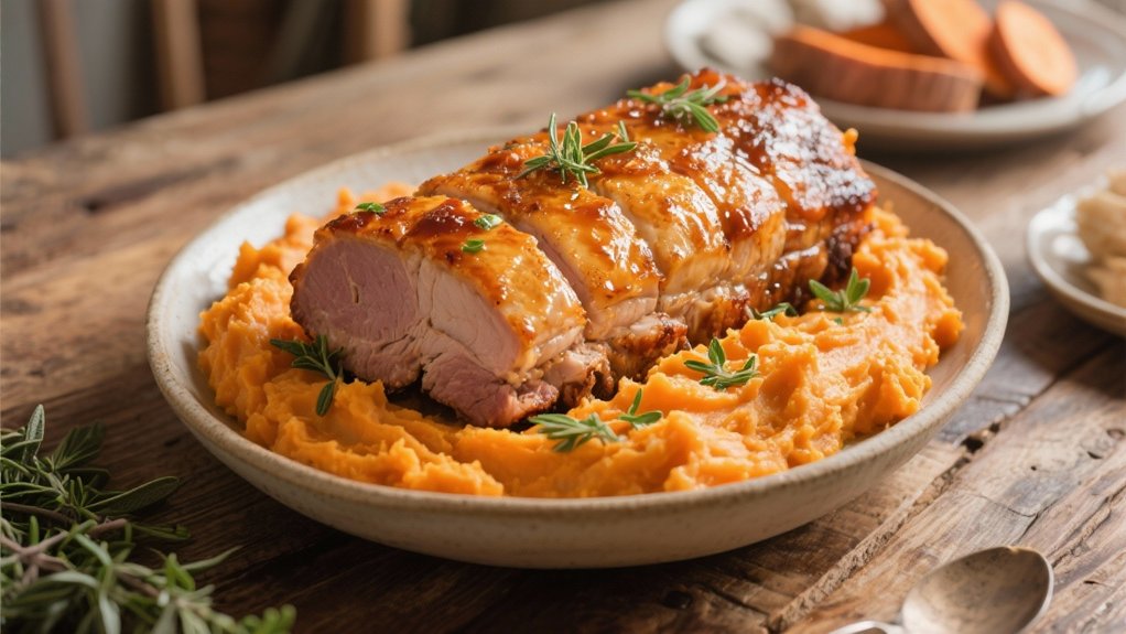 creamy mashed sweet potatoes