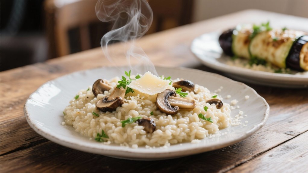 creamy mushroom risotto delight