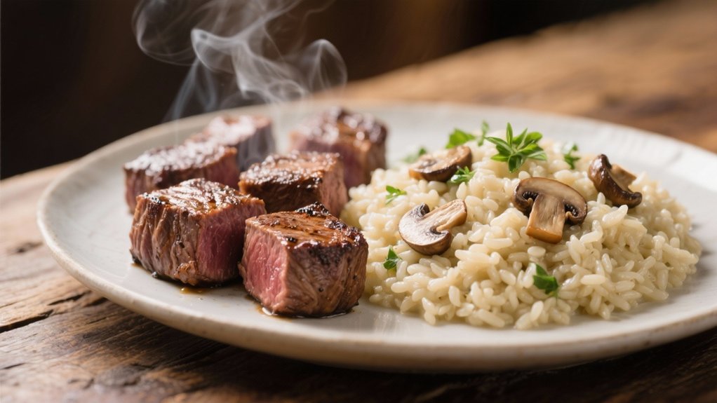 creamy mushroom steak side