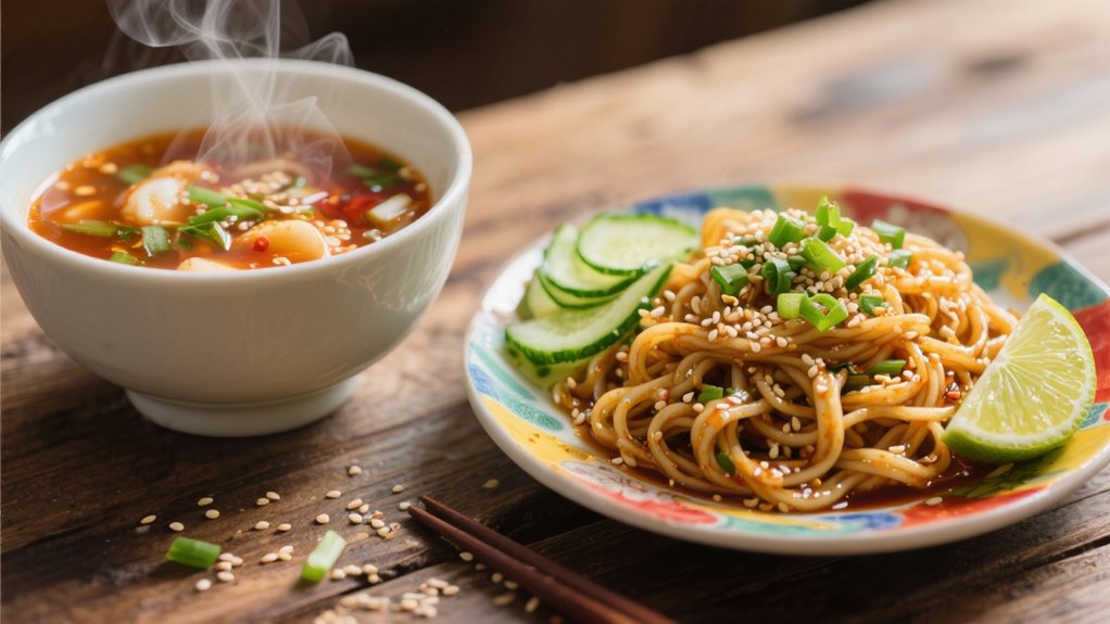 creamy nutty sesame noodles