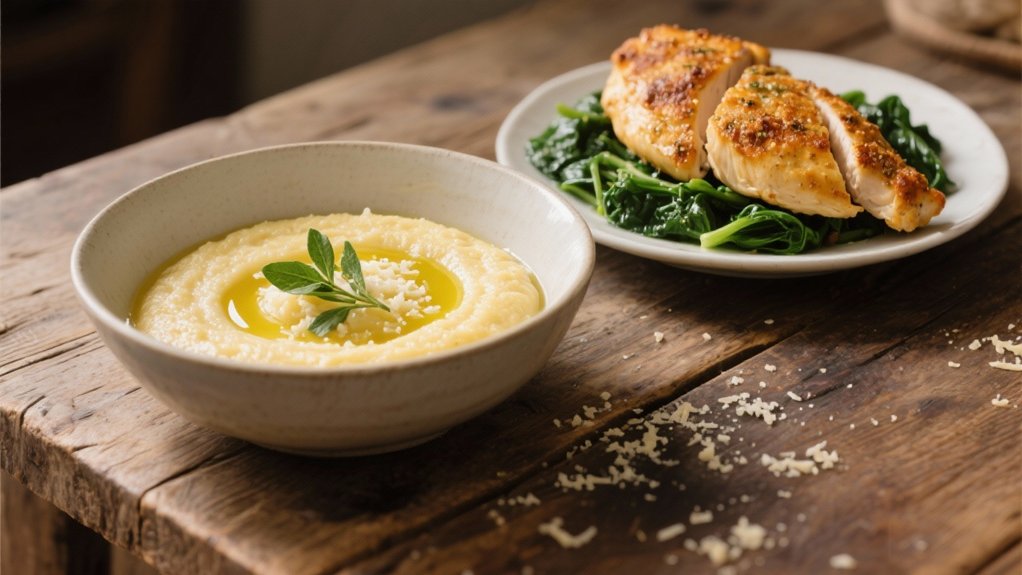 creamy parmesan cornmeal side
