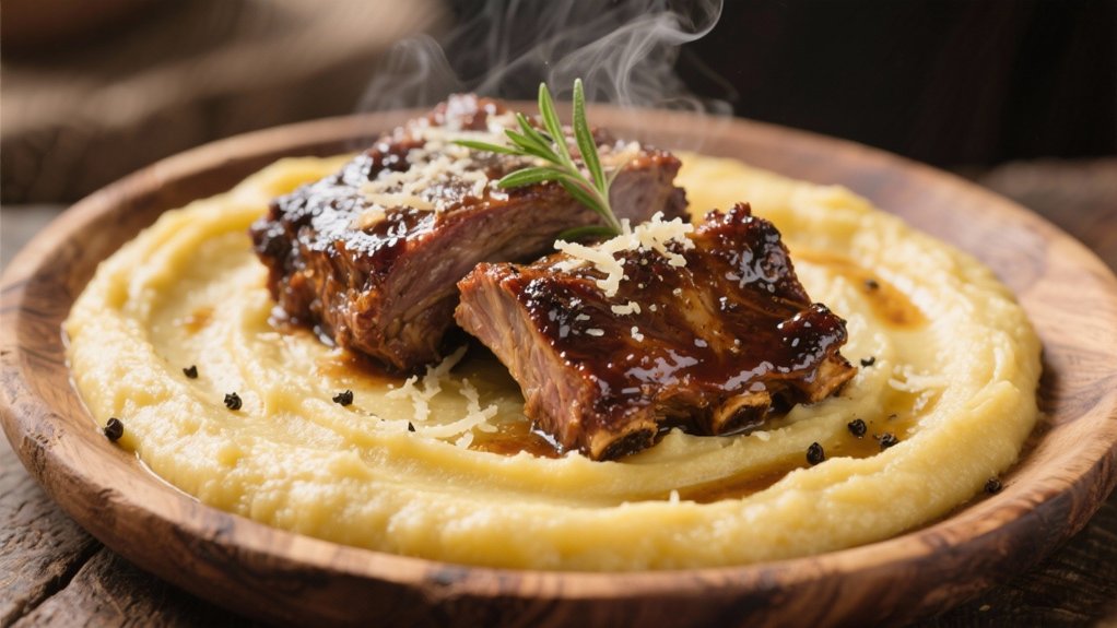 creamy parmesan polenta comfort food
