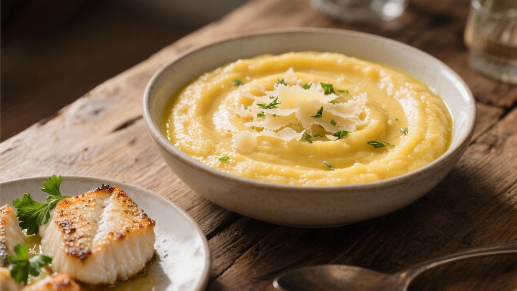 creamy parmesan polenta comfort