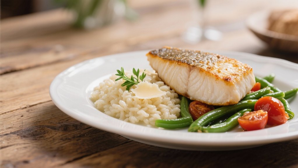 creamy parmesan risotto base