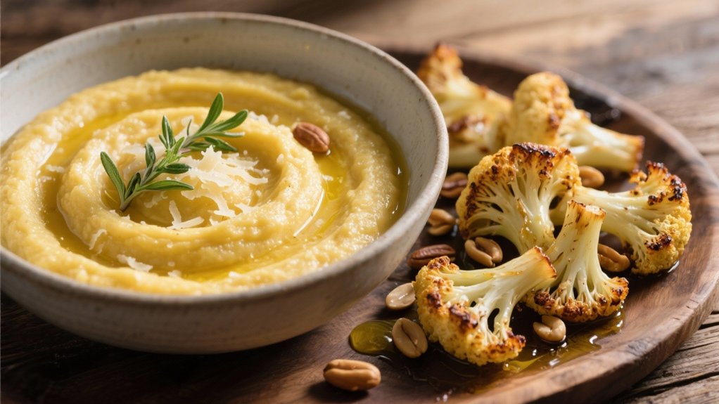 creamy polenta elevates vegetables