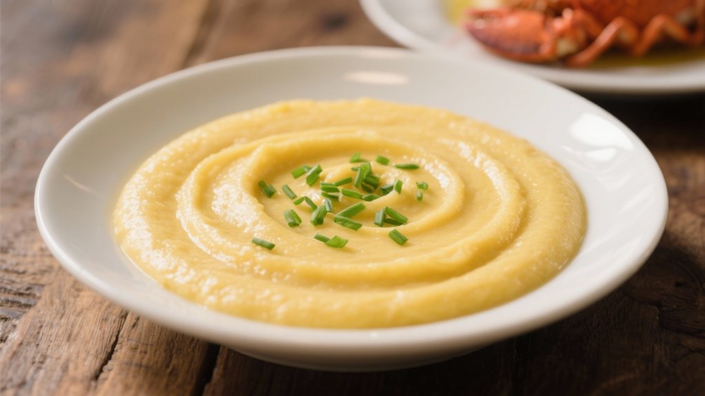 creamy polenta with chives
