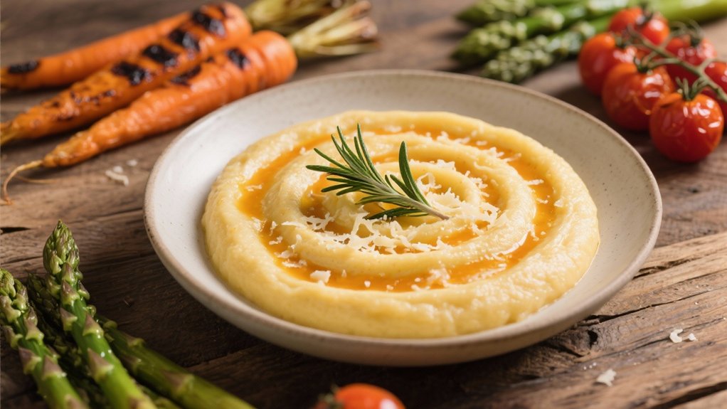 creamy polenta with parmesan