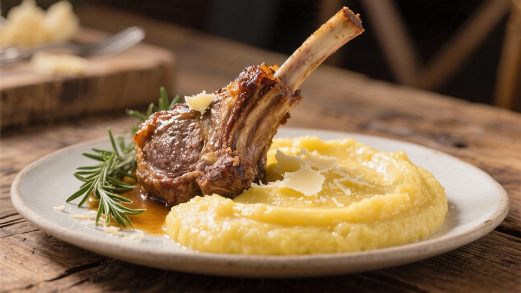 creamy polenta with parmesan