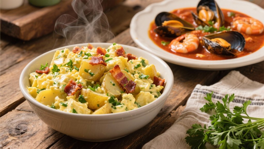 creamy potato salad variations